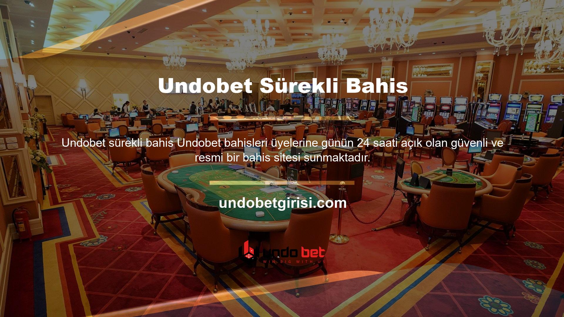 Resmi Undobet sitesinden verilere erişmek için sitenin sosyal medya hesaplarını kullanabilirsiniz